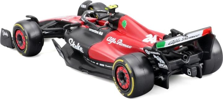 Actual product image Bburago Alfa Romeo F1 Team Stake C43 1/43 Guanyu 2023