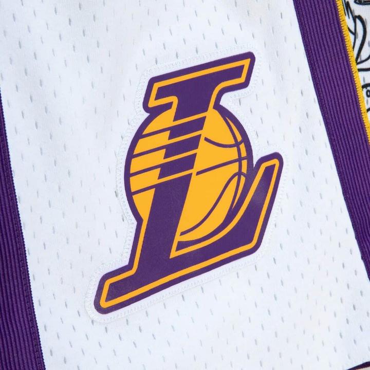 Actual product image Mitchell & Ness DOODLE Swingman Los Angeles Lakers Shorts (M)