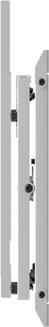 Immagine prodotto Hagor Supporto da parete rotante bianco per Samsung Flip WM65R e WM65B (Muro, 65", 45 kg)