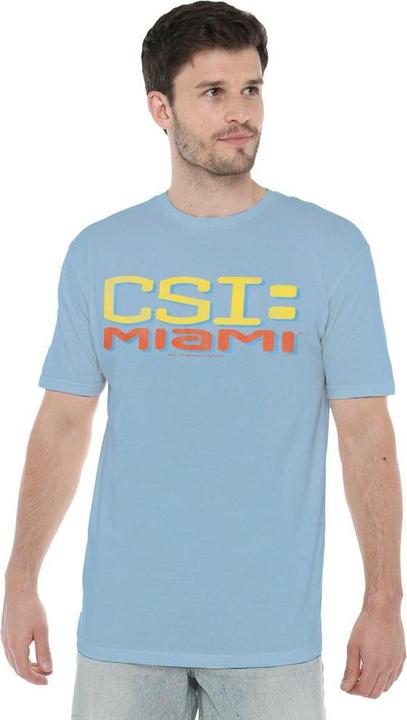 Actual product image CSI: Miami Mens Distressed Logo T-Shirt (3XL)
