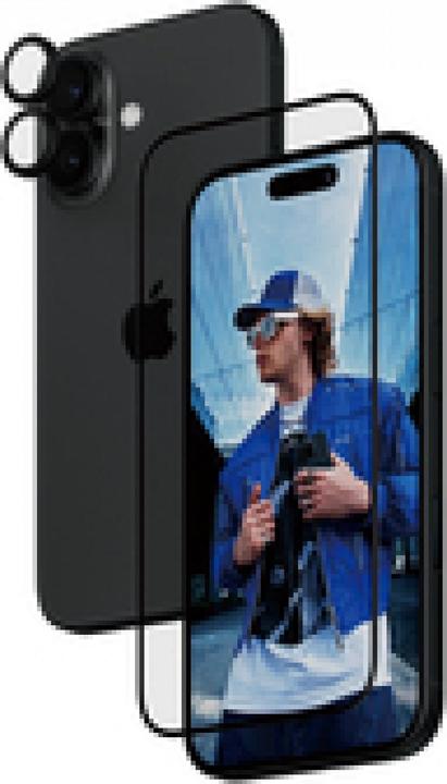 Actual product image PanzerGlass 2-in-1 Set (1 Piece, Apple iPhone 16)