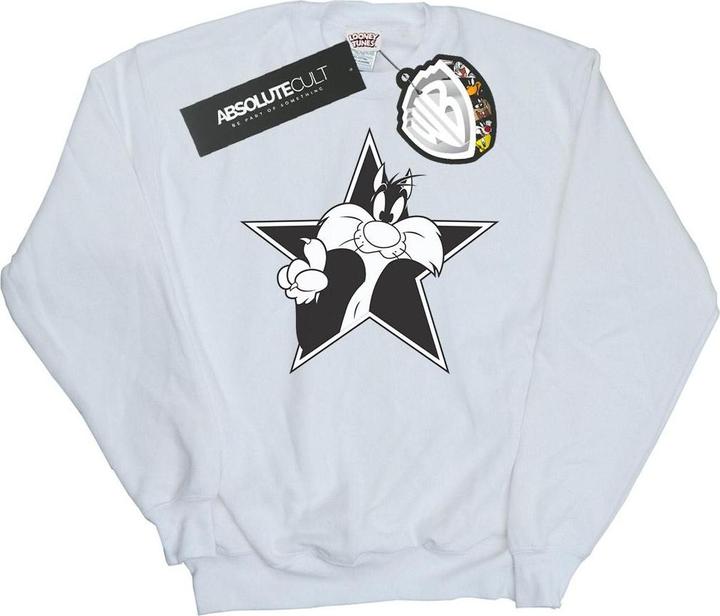Produktbild Looney Tunes Sylvester Mono Star Sweatshirt (S)
