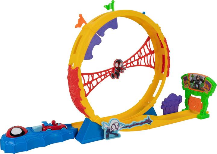 Immagine prodotto Spiderman Pista da corsa ad anello Spidey da 61 cm con esclusivo veicolo in diecast