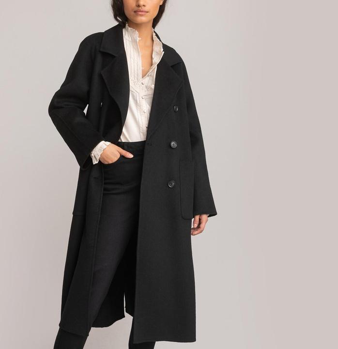 Image du produit La Redoute Collections Manteau en laine mélangée (38)