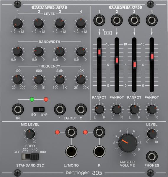 Actual product image Behringer System 100 305 EQ/Mixer/Output