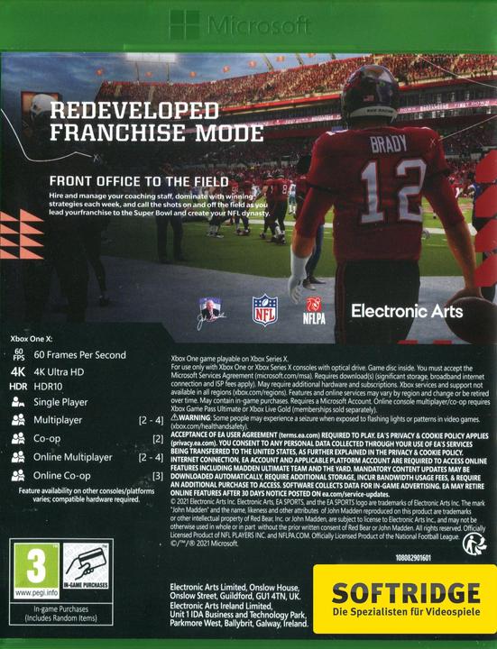 Actual product image EA Games Madden NFL 22 (Xbox One S, IT)