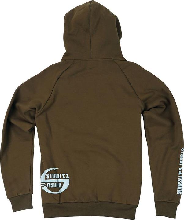 Produktbild Stucki Fishing Because Fanatics Hoodie Olive (S)