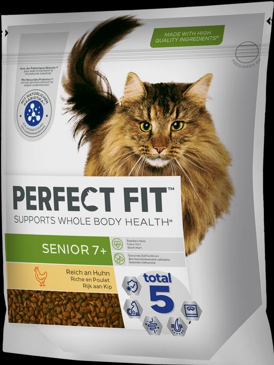 Produktbild Perfect Fit Katze Trocken Senior 7+ Huhn 1.4kg (Senior, 1 Stk., 1420 g)