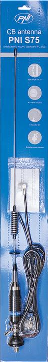 Actual product image PNI CB Escort HP 8000L ASQ radio package + S75 CB antenna with cable and fixed bracket