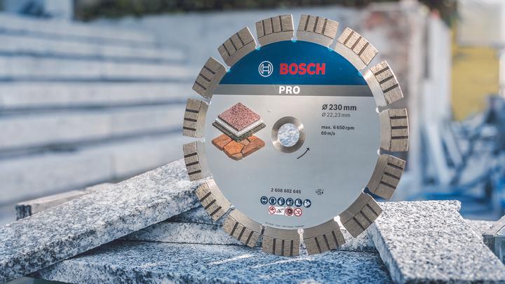 Produktbild Bosch Professional Zubehör PRO Stone Diamanttrennscheibe, 230 x 22,23 mm