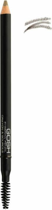 Actual product image Gosh Eyebrow Pencil Gray Brown (grey brown)