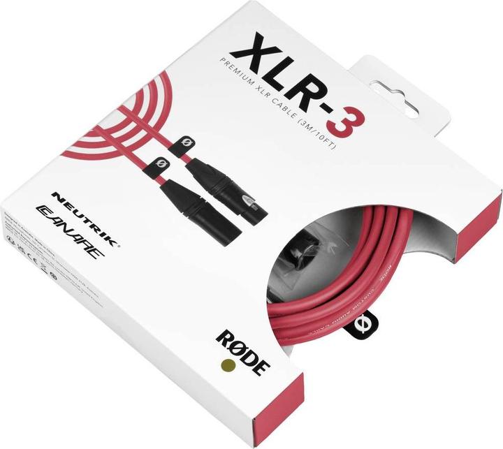 Produktbild RØDE XLR-3 Red (3 m, XLR)