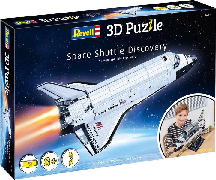 Actual product image Revell 3D Puzzle Space Shuttle Discovery 00251 1 pc. (126 pieces)