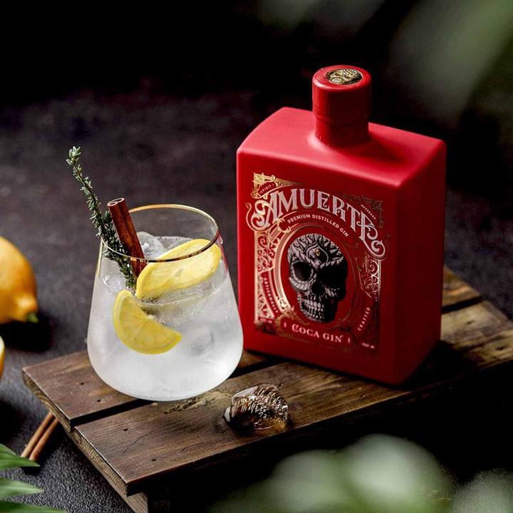 Actual product image Amuerte Gin Coca Leaf Red Edition (1 x 70 cl)