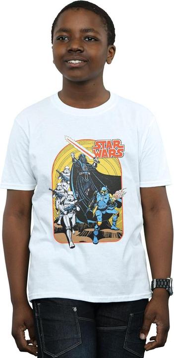 Produktbild Star Wars Vintage Comic Scene TShirt Jungen (140, 146)