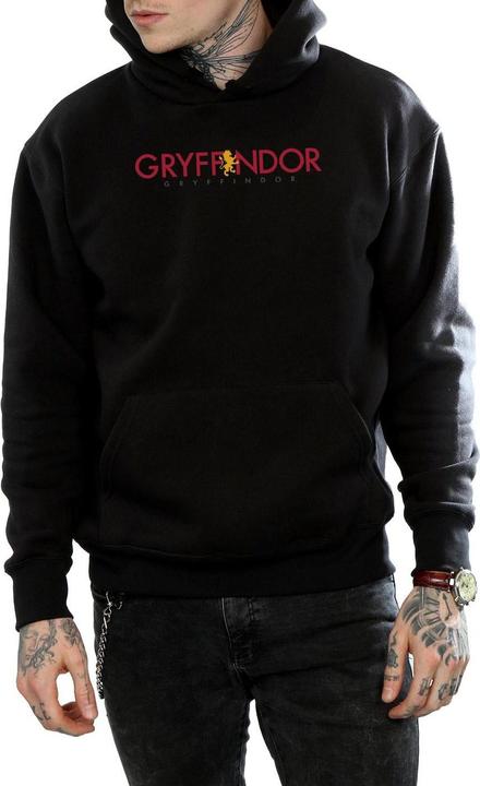 Immagine prodotto Gryffindor Text Felpa con Cappuccio Uomo (L)