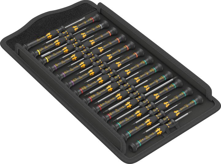 Wera Kraftform Micro ESD Big Pack 1 (Escale, Recouvrement cruciforme Phillipps (PH), Torx (TX), Clé Allen, Torx Plus, 5 lobes (Pentalobe))