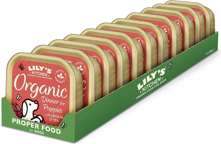 Produktbild Lily's Kitchen Organic Dinner for Puppies (Junior, 11 Stk., 1650 g)