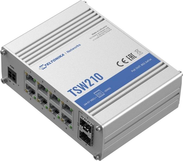 Teltonika TSW210 8-Port-Schalter (10 Ports)