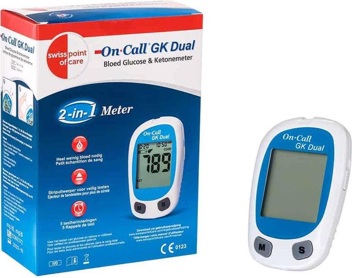 Swiss point of care GK Dual (Blutzuckermessgerät)