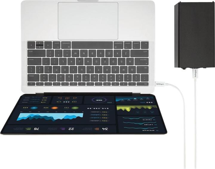 Produktbild StarTech Kabel USB USB-C - USB-C 2 m Weiss (TBLT3MM2MW) (2 m, USB 3.1, 100 W)