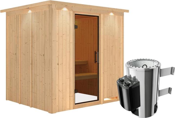Immagine prodotto Karibu Daria con ghirlanda sul tetto (Controllo interno Plug & Play 3,6 KW)