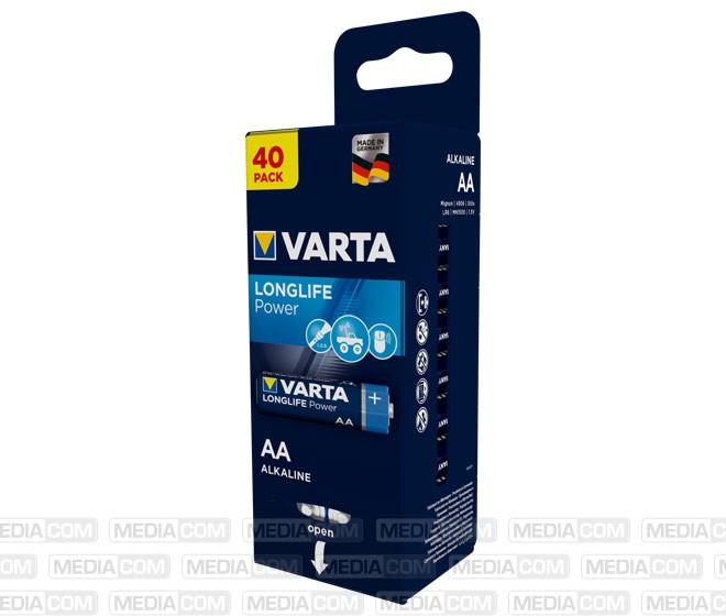 Productafbeelding Varta Vermogen met lange levensduur (40 Pcs., AA, 2960 mAh)