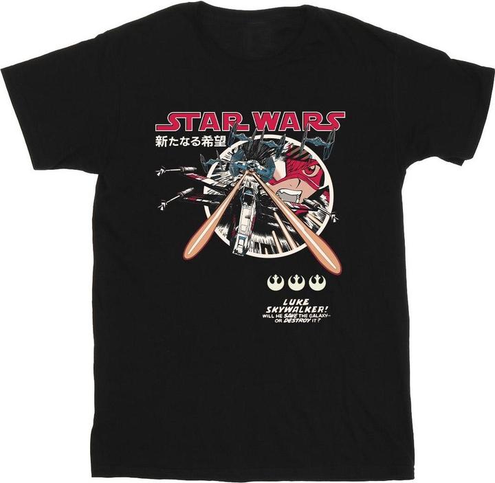 Actual product image Star Wars Mens Classic Luke Manga T-Shirt (XL)