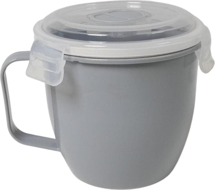 Actual product image Hobby Mikrowellen-Tasse mit Henkel Mikrowellen-Becher Lunchbecher Suppen-Mug (620 ml, 1 x)