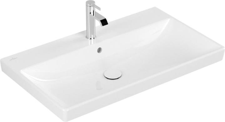 Image du produit Villeroy & Boch Meuble lavabo Avento 80 cm blanc avec revêtement CeramicPlus 415680R1 (470 mm, 800 mm)