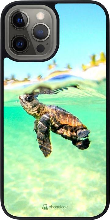 Immagine prodotto PhoneLook Coperchio in silicone nero Tartaruga subacquea (Apple iPhone 12 Pro Max)