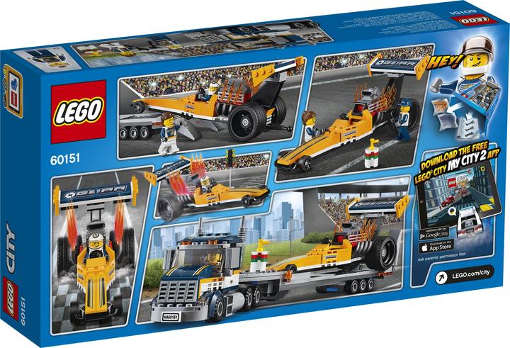 Actual product image LEGO City Dragster Transporter (60151, LEGO City)