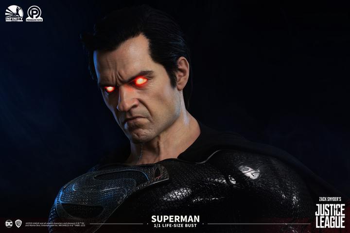 Immagine prodotto Infinity Studios Snyder's Justice League "Superman - Versione Nera" 1/1 Busto a grandezza naturale