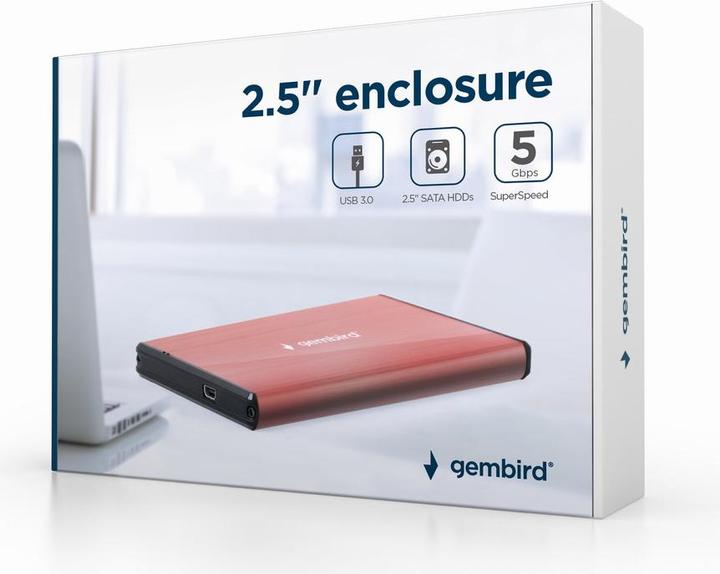Actual product image Gembird USB 3.0 2.5/ hard drive enclosure (2.5")