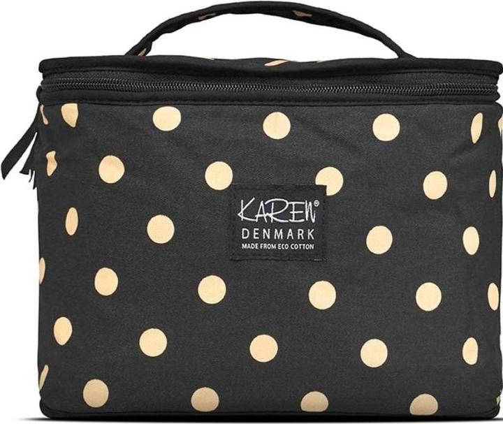 Cimi Karen Denmark - Beauty Box ECO Cotton - Black With Beige Dots