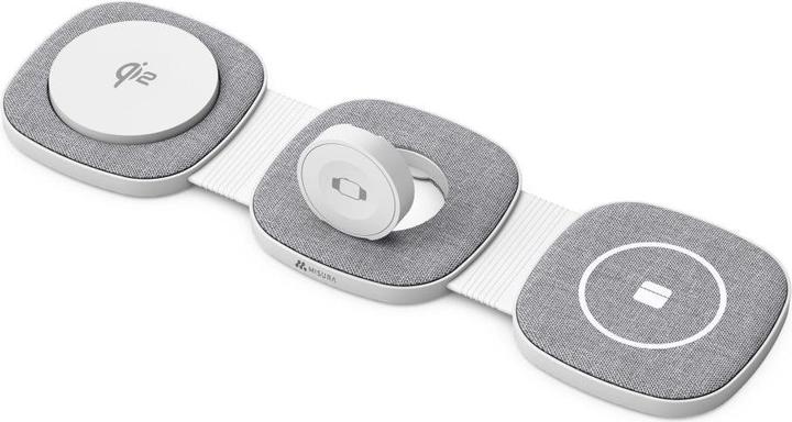 Image du produit Misura MH06 Chargeur magnétique sans fil pliable - WHITE (35 W)