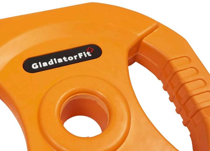 Immagine prodotto Gladiatorfit Disco di peso in gomma con maniglie (1 x 5 kg)