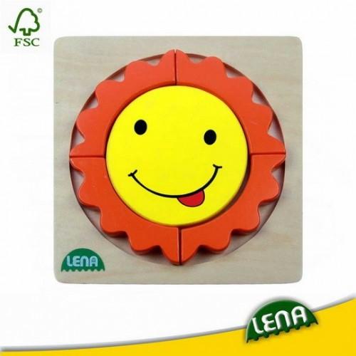 Lena Puzzle en bois Soleil, 5 pc(s), Flora, 1.5 yr(s) (5 pièces)