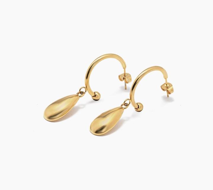 Image du produit Sensora Jewelry Boucles d'oreilles Drop Hoops (Acier inoxydable)