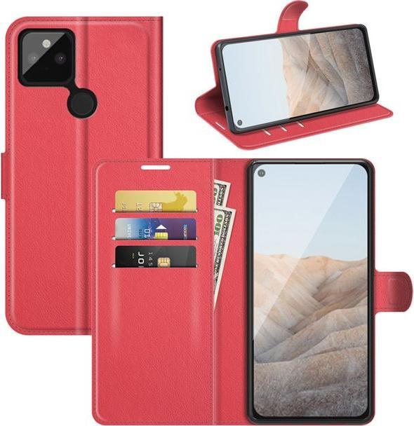 Produktbild MU Classic Litchi Leder Bookcover Series (Google Pixel 5a)