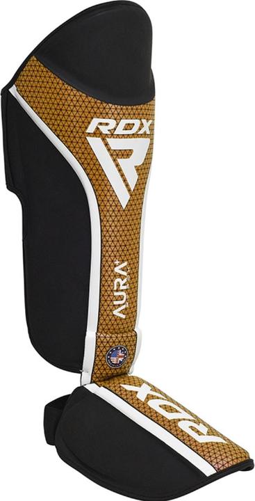 Actual product image Rdx Shin Instep Aura Plus T-17 Black Golden-M (M)