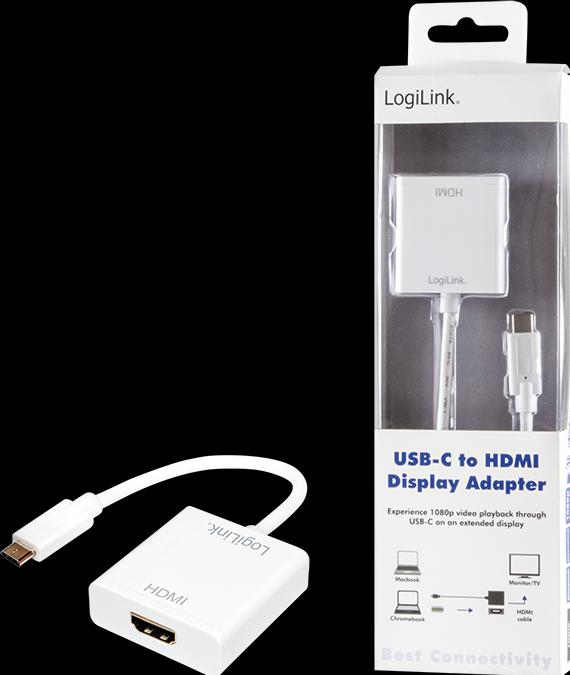 Actual product image LogiLink USB Typ-C zu (HDMI, 4.50 cm)