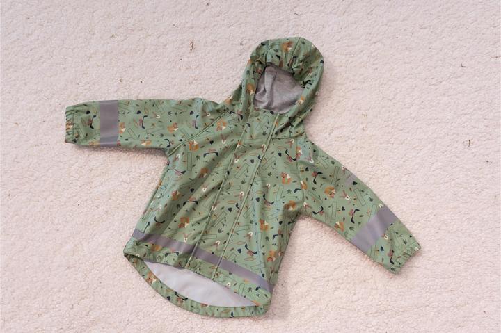 Actual product image Sterntaler Rain Jacket Forest Animals Green Size 116 (116)