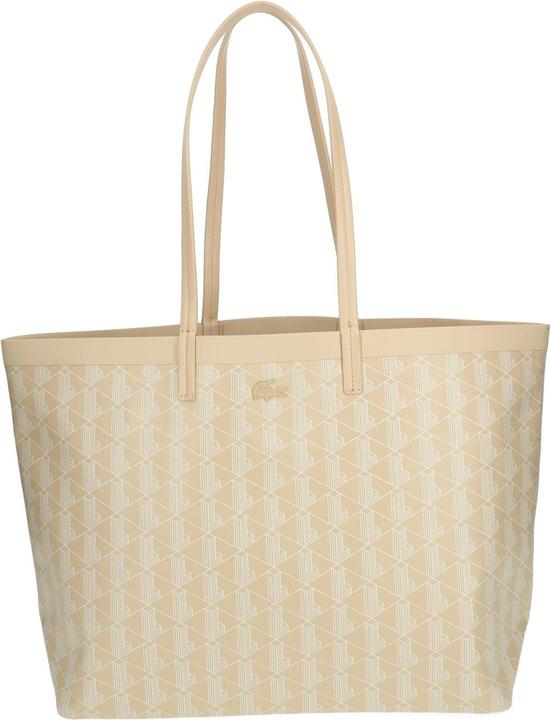 Lacoste Zely Monogram Tote With Matching Pouch