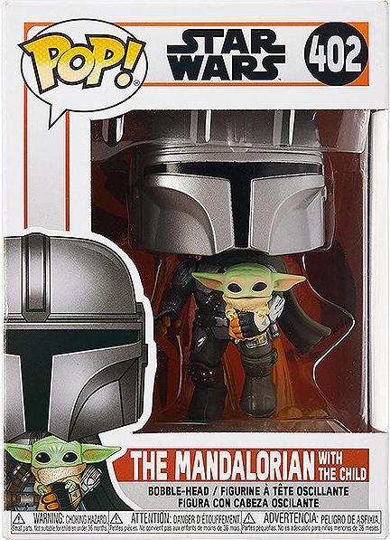 Actual product image Funko POP! - Star Wars - The Mandalorian: Mando w. Jet Pack