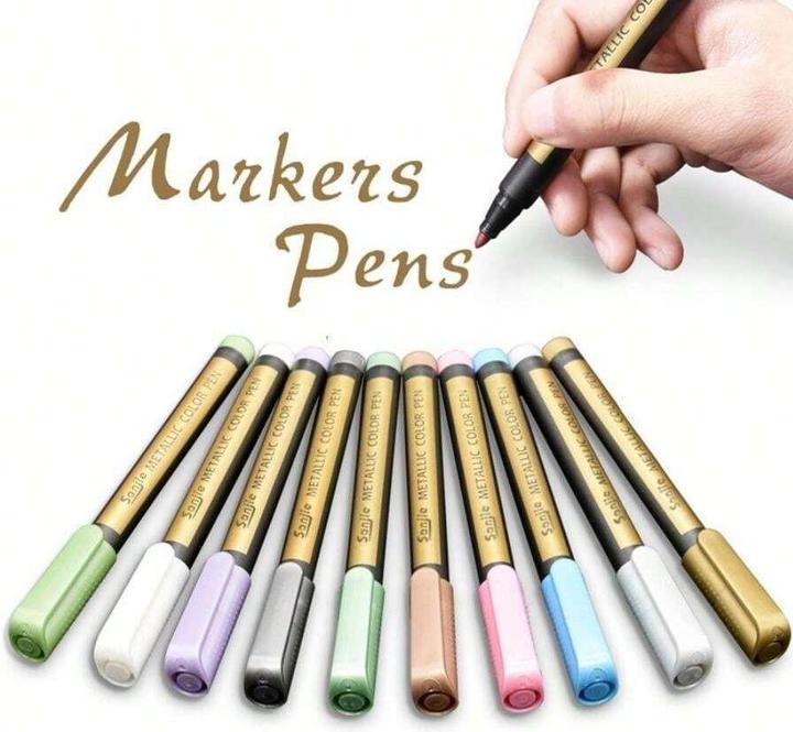Actual product image Cbx Metallic Stifte, Textmarker 10 Stück (10 x)