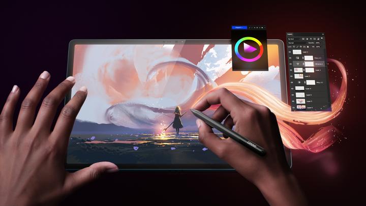 Image du produit Lenovo Plus (WLAN uniquement, 12.70", 256 Go, Sarcelle de marée)