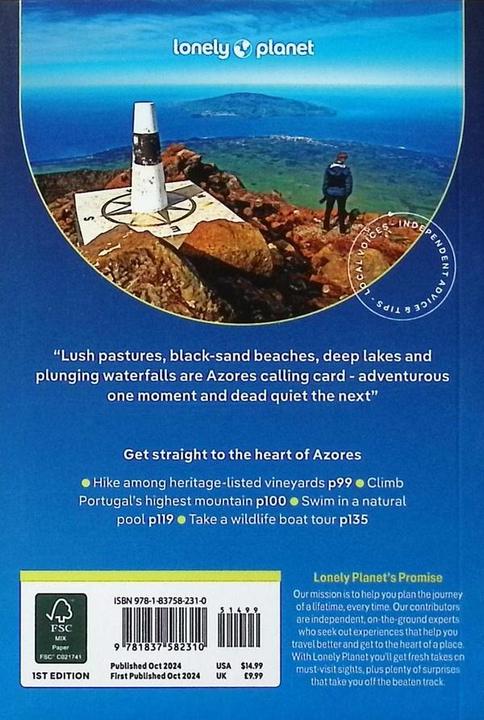 Immagine prodotto Pocket Azores (Inglese, Collettività, 2024)