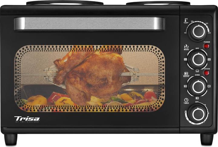 Produktbild Trisa Bake & Cook Minibackofen mit Kochfunktion, Timerfunktion