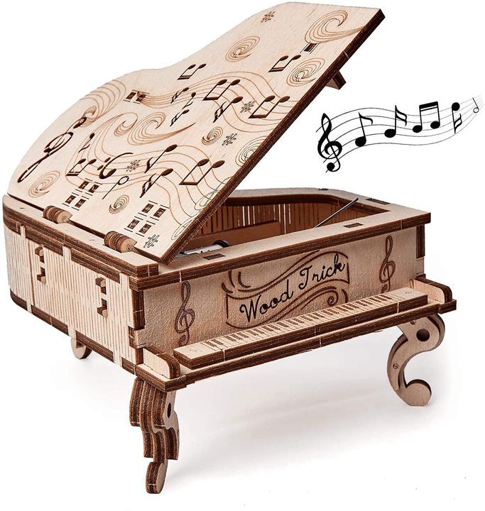Image du produit Wood Trick Piano - Kit de construction en bois 3D
